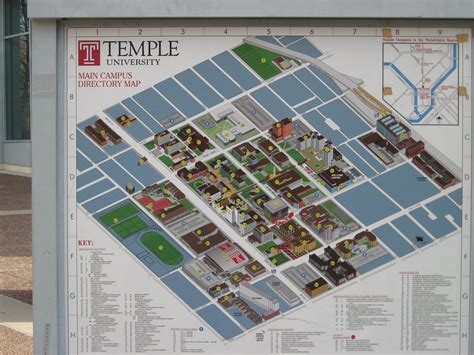 Temple Main Campus Map