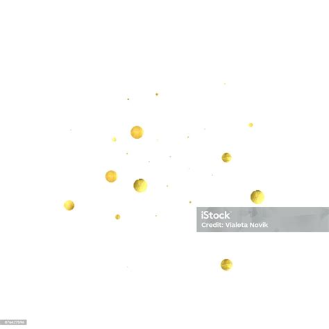 Falling Gold Confetti Stock Illustration - Download Image Now - Adult ...