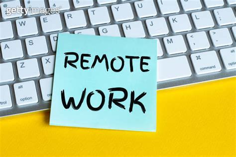 Word writing text Remote Work. Business concept for situation in which ...