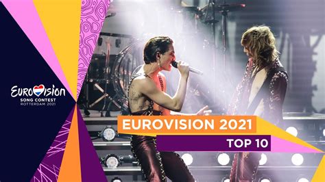 The TOP 10 of the Eurovision Song Contest 2021 - YouTube