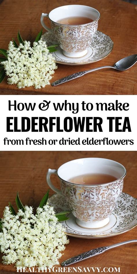 Elderflower Tea Recipe + 12 Benefits of Elderberry Flower Tea