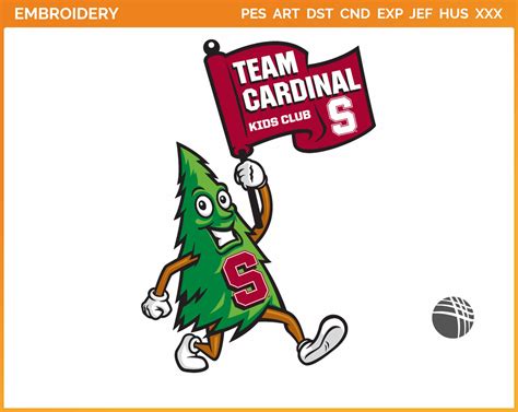 Stanford Cardinal - Mascot Logo (2004) - College Sports Embroidery Logo ...