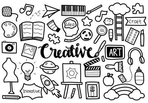 Creative Doodle Symbol 2095420 Vector Art at Vecteezy