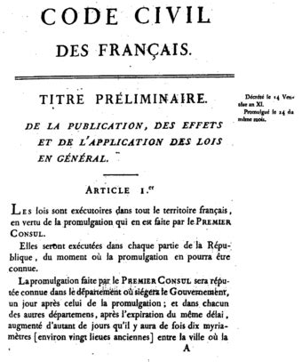 The Napoleonic Code | History of Western Civilization II