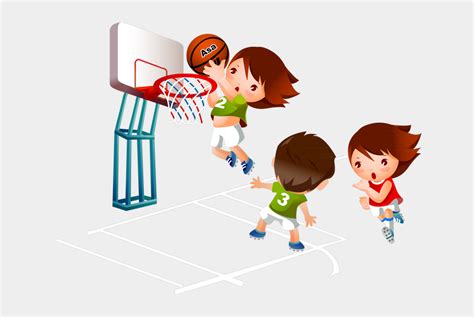 Kids Playing Basketball Clipart, Cliparts & Cartoons - Jing.fm