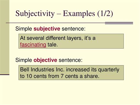 PPT - Learning Subjective Adjectives from Corpora PowerPoint Presentation - ID:308049