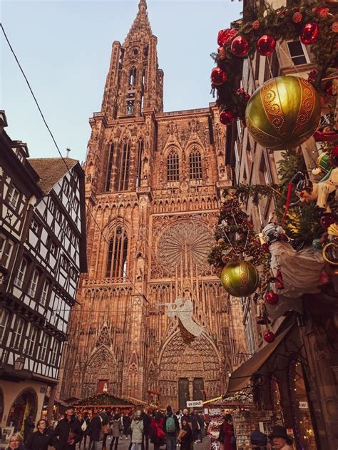 Cathedral Of Notre Dame De Strasbourg Of Christmas Editorial Image ...