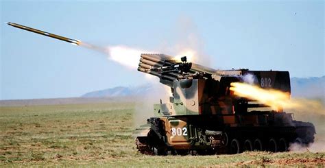 PLA Multi-Barrel Rocket Launcher in action [1434x743] : MilitaryPorn