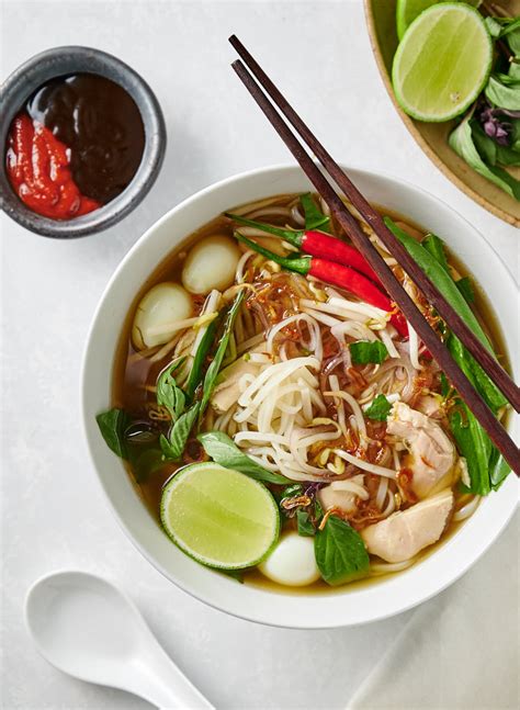 authentic pho ga - vietnamese chicken noodle soup - glebe kitchen