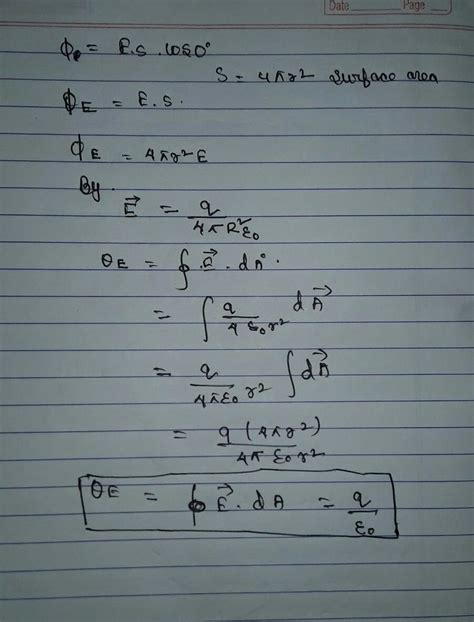 what is gauss law. Derive gauss law from coulombs law - Brainly.in