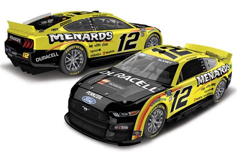 2023 Ryan Blaney #12 Menards / Duracell NASCAR ELITE 1/24 Diecast