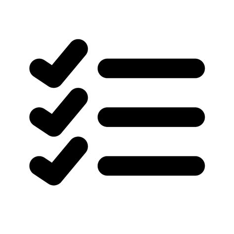 List Checklist Vector SVG Icon - SVG Repo