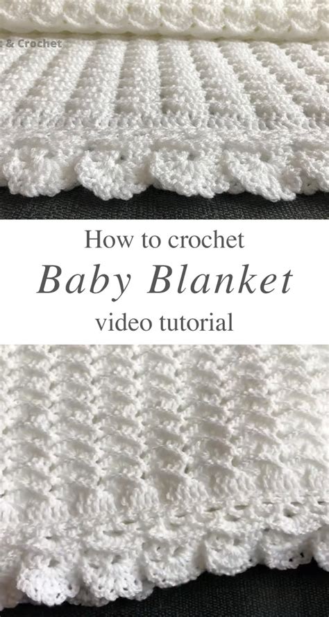 Easy Crochet Baby Blanket To Make As Gift - CrochetBeja