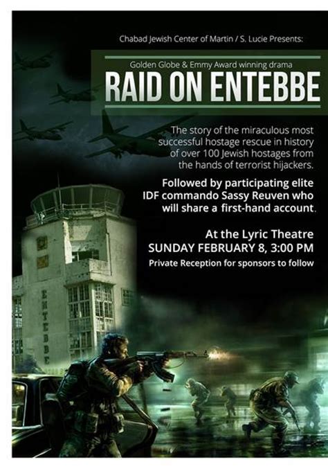 Raid On Entebbe - Film screening and Elite Israeli commando to give ...