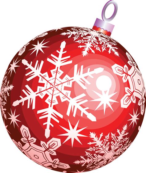 Red Christmas ball toy PNG image