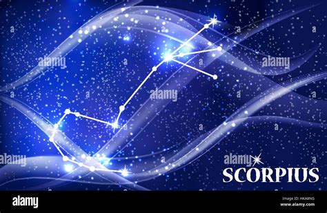 Symbol Scorpius Zodiac Sign. Vector Illustration Stock Vector Image ...