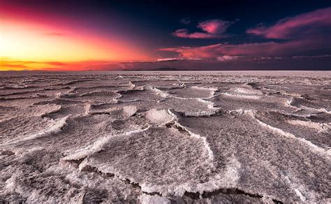 HD wallpaper: sunset, lake, salt, Salar de uyuni, Bolivia | Wallpaper Flare