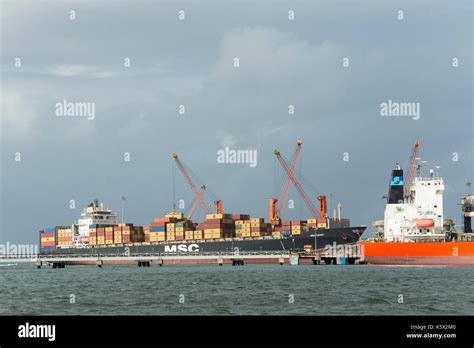 Container ship in Toamasina port, Madagascar Stock Photo - Alamy