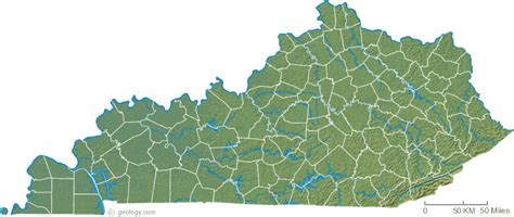 Map of Kentucky