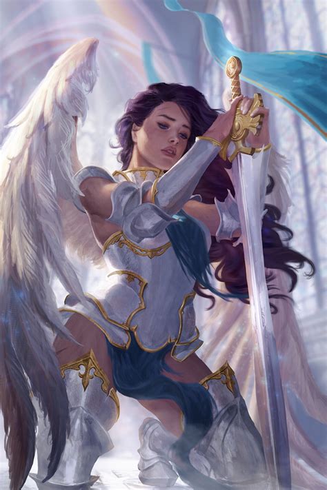 ArtStation - Fallen Angel, Caterina Kalymniou | Fallen angel art, Angel artwork, Angel art