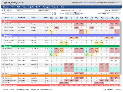 Employee Shift Schedule Generator – planner template free