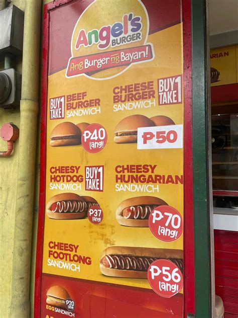 Angel's Burger Menu Prices Philippines 2024 [Updated] — All About Philippines Menu