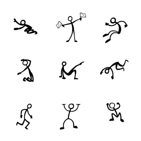 Stick Figure People Activities | Stick figures, Stick figure drawing ...