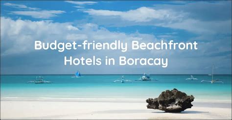 Budget-friendly Beachfront Hotels in Boracay - Discover The Philippines