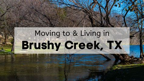 Living in Brushy Creek TX 🎣 | What to Expect When Moving to Brushy ...