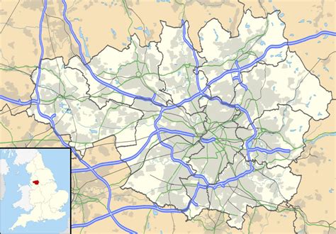 Salford Map and Salford Satellite Image