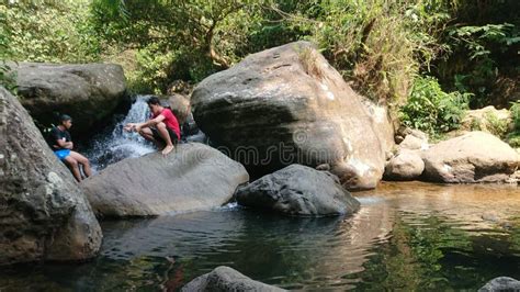 Bogor waterfall west java editorial image. Image of bogor - 303268835