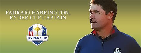 Ryder Cup Captain Padraig Harrington - Harrington Golf Academy