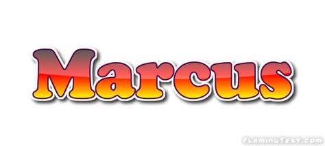 Marcus Logo | Outil de conception de nom gratuit à partir de texte ...