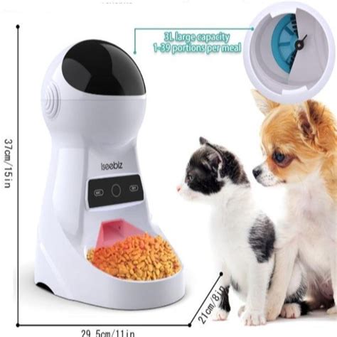 Automatic Dog Feeder 3L Food Dispenser, Voice Recorder & Camera – Toggy ...