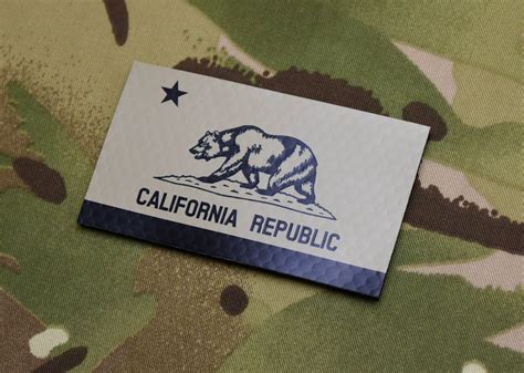 Infrared California State Flag Patch – BritKitUSA