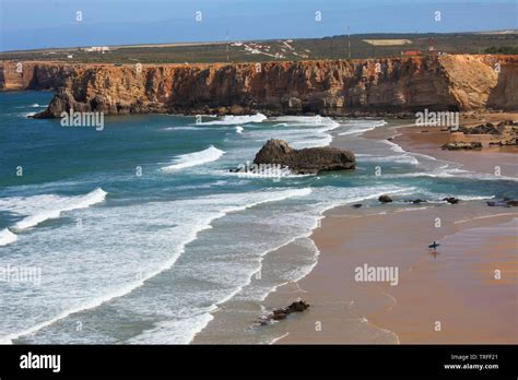 Portugal, Algarve, Sagres, Praia do Tonel, beach Stock Photo - Alamy