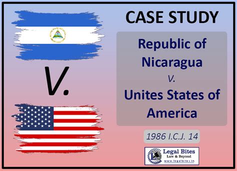 Case Study: Republic of Nicaragua v United States of America (1986)