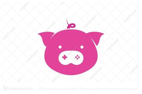 Piggy Play Games Logo | Logo design art, Game logo, Logo design