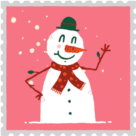 Snowman Mattjoyceillustrator Sticker - Snowman Mattjoyceillustrator Christmas Letter - Discover ...