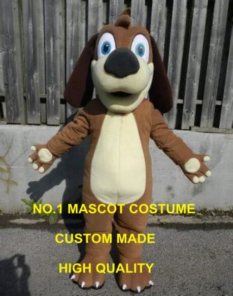 Brown Puppy Dog Mascot Costume custommizable Cartoon Dog Theme Anime Costume Costumes Carnival ...