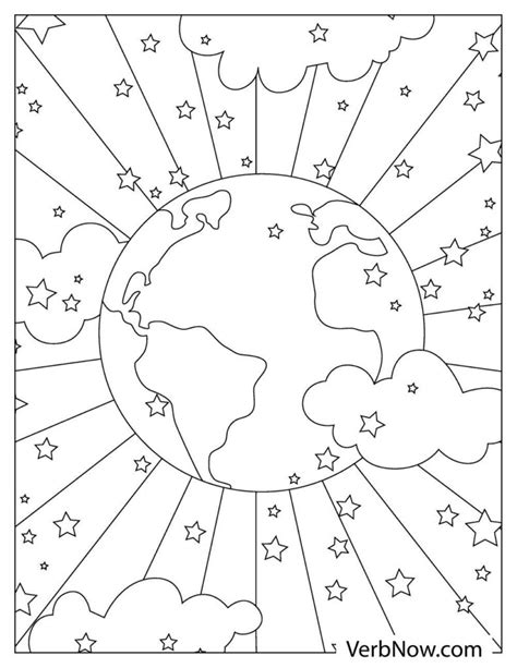 Free EARTH Coloring Pages for Download (Printable PDF)