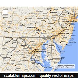 ScalableMaps: vector maps of Maryland