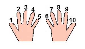 Clipart 10 Fingers Picture