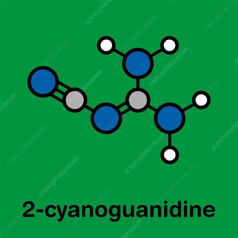 Dicyandiamide molecule, illustration - Stock Image - F027/8001 ...