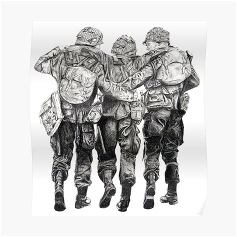 "Band of Brothers" Poster for Sale by WTWalters | Redbubble