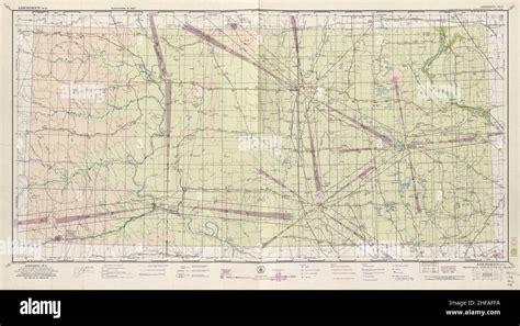 Sectional aeronautical charts - (United States Stock Photo - Alamy