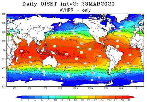 Maps Of The Pacific Ocean Composite Maps Of Sea Surface Temperature ...