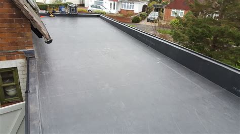 EPDM Flat Roof Installation Images | Roofing in Portsmouth