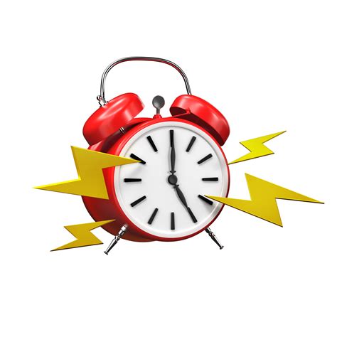 Free Alarm Clock Ticking 3D Illustration 12488032 PNG with Transparent Background