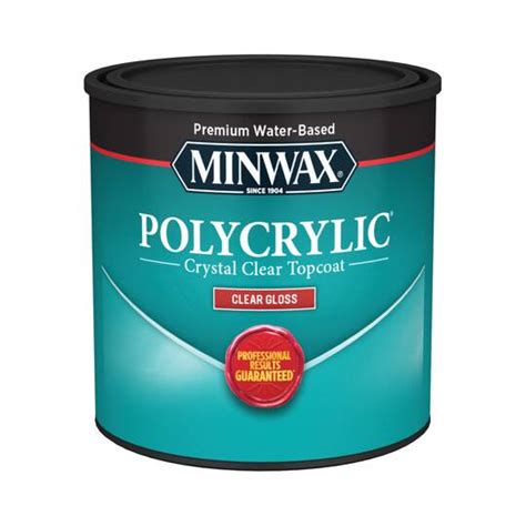 Minwax® Polycrylic® Crystal Clear Gloss Topcoat, 8oz. | Michaels